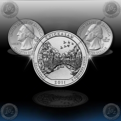 ZDA 25 Cent (10th Quarters) 2011 P+D "Chickasaw"